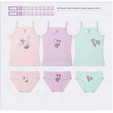 BR Набір6 білизни для дівчинки(майка+ТРУСИ) 4356/5356   6(3)шт.