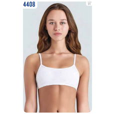 BR Топ для дівчинки 4408,01   БІЛИЙ   06,07,08    6(3) шт.