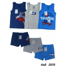 BR Набір білизни для хлопчика(майка+боксери) 2690/3690    6(3)шт.