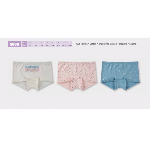 BR Шорти для дівчинки  5668,99    06    12(6) шт.