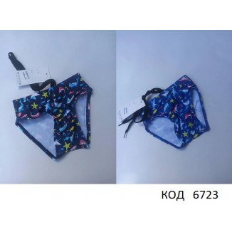 Плавки купальні для хлопчика FUBA 6034 МІКС КОЛЬОРІВ  28-36  4-8років   5шт