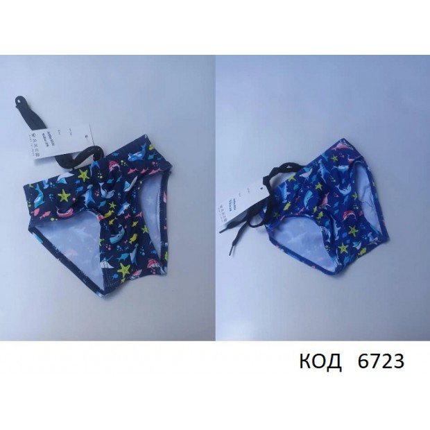 Плавки купальні для хлопчика FUBA 6034 МІКС КОЛЬОРІВ  28-36  4-8років   5шт
