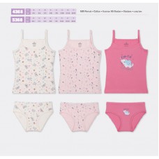 BR Набір6 білизни для дівчинки(майка+ТРУСИ) 4368/5368   6(3)шт.
