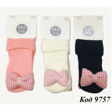YO Шкарпетки махрові для дівчинки SKA-0049G ІГРАШКА МІКС кольорів.14-16/20-22   6(3)шт